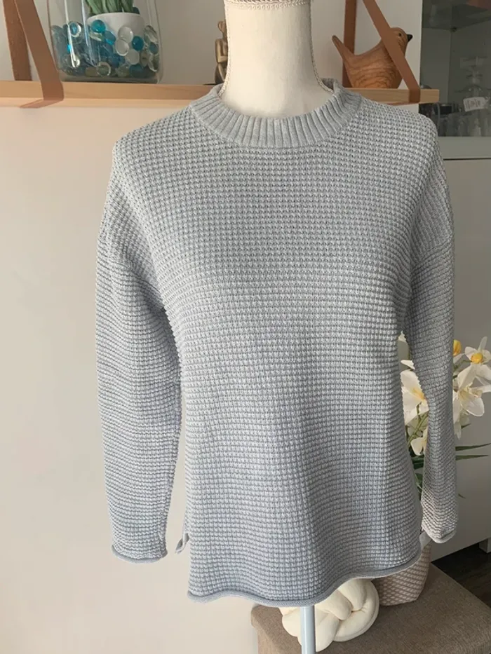 Pull gris maille relief – EDC by Esprit