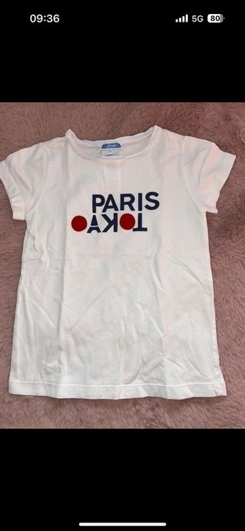 Tee shirt jacadi 8 ans
