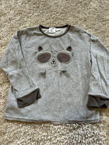 Haut de pyjama gris • Zara • 4/5 ans