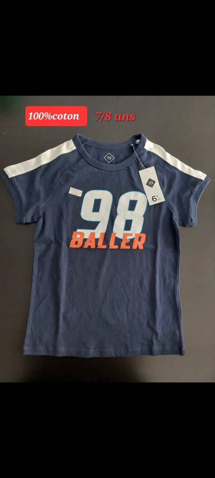 T-shirt 98 BALLER garçon 8ans