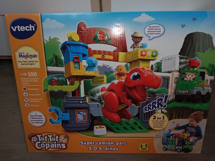 Tut copains VTech super camion Dino parc - photo numéro 2