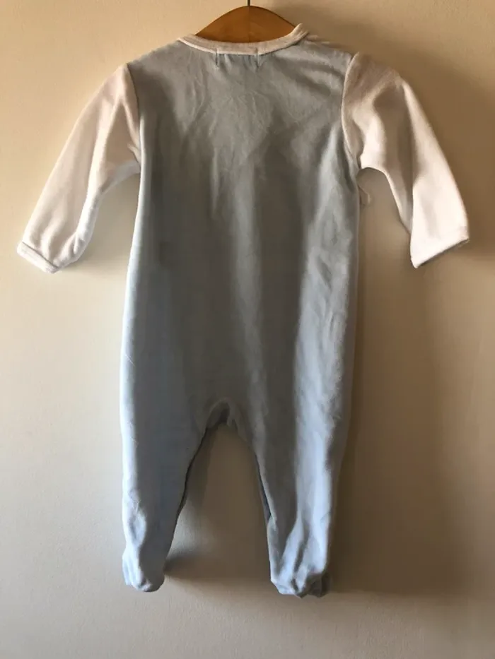 Pyjama velours  verbaudet  6 mois - photo numéro 2