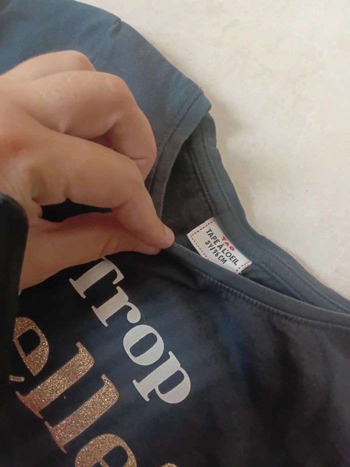 🌹ensemble kiabi/ tape a loeil 3 ans 🌹 - photo numéro 5