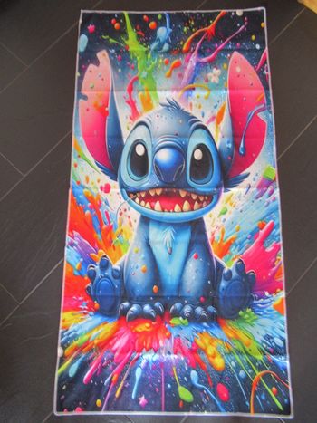 Serviette de plage Stitch neuve (drap de bain)