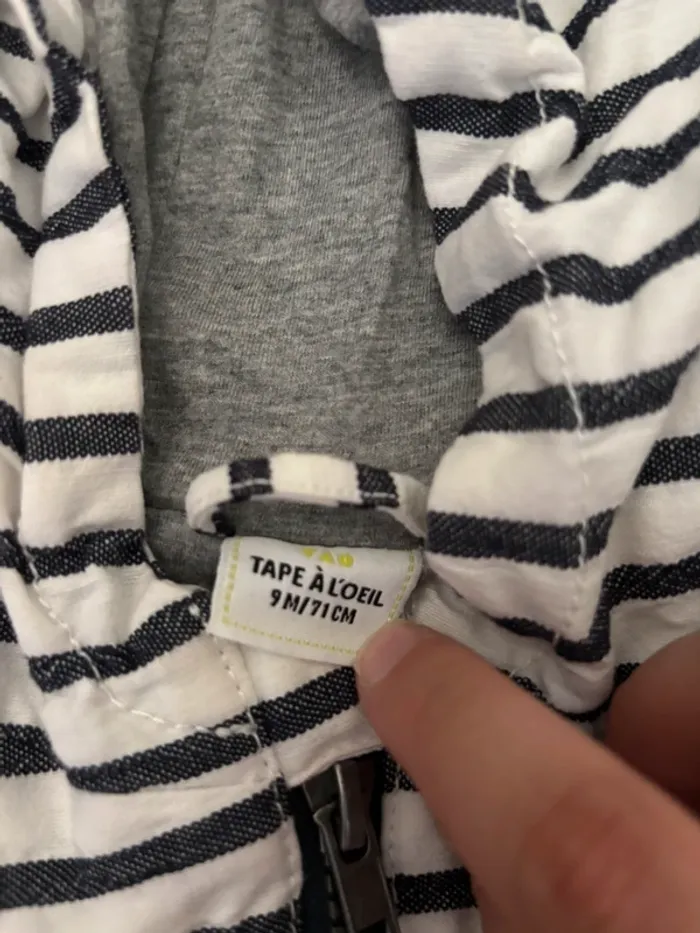Veste coupe vent tape à l’œil 9 mois - photo numéro 2