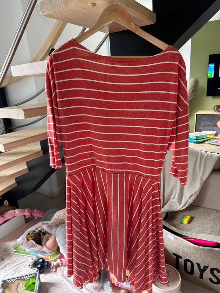Robe rayée rouge blanc - photo numéro 3