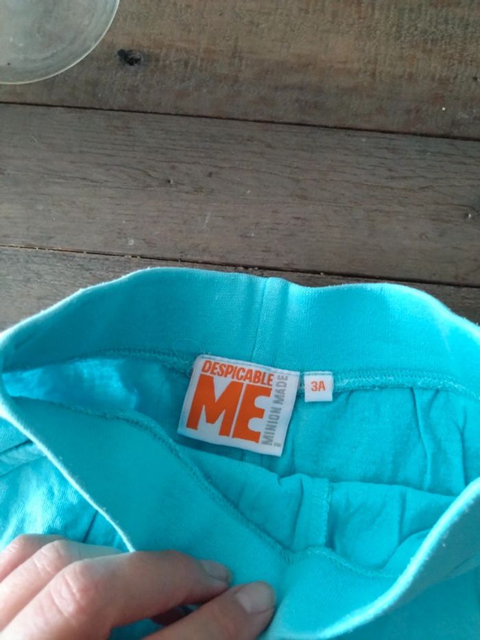 Short bleu fille 3 ans dispicable me - photo numéro 3