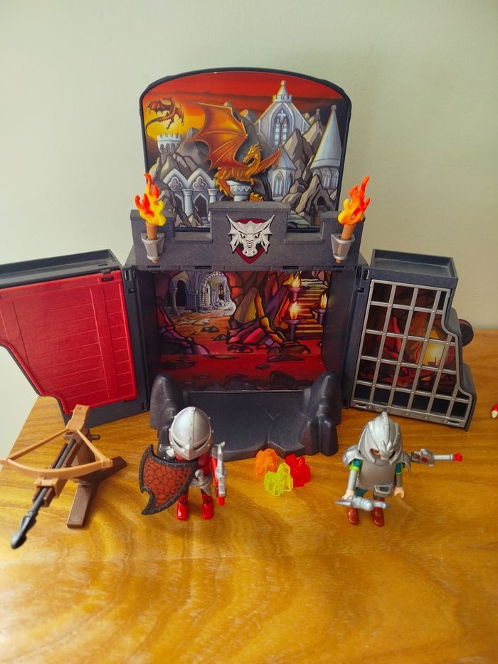 Prison avec guerrier et dragon Playmobil - photo numéro 3