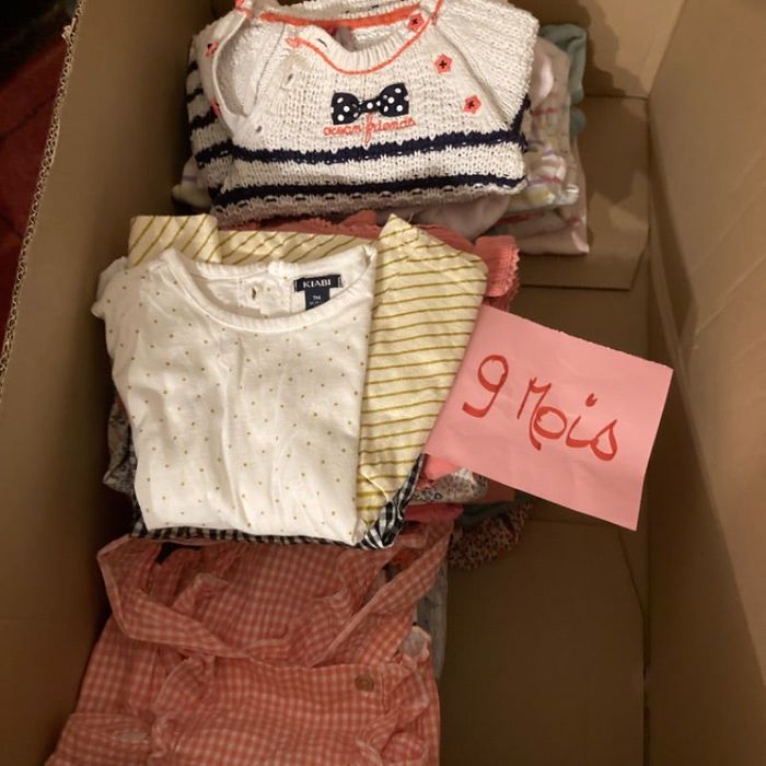 Lot bébé fille 9 mois