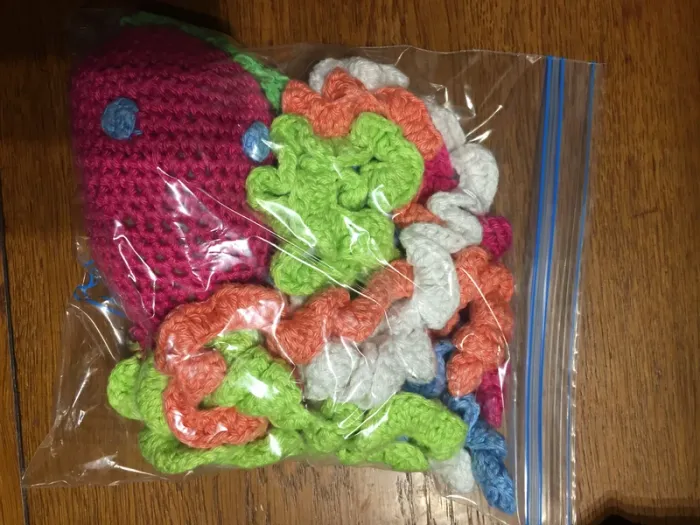 Pieuvre au crochet - photo numéro 3