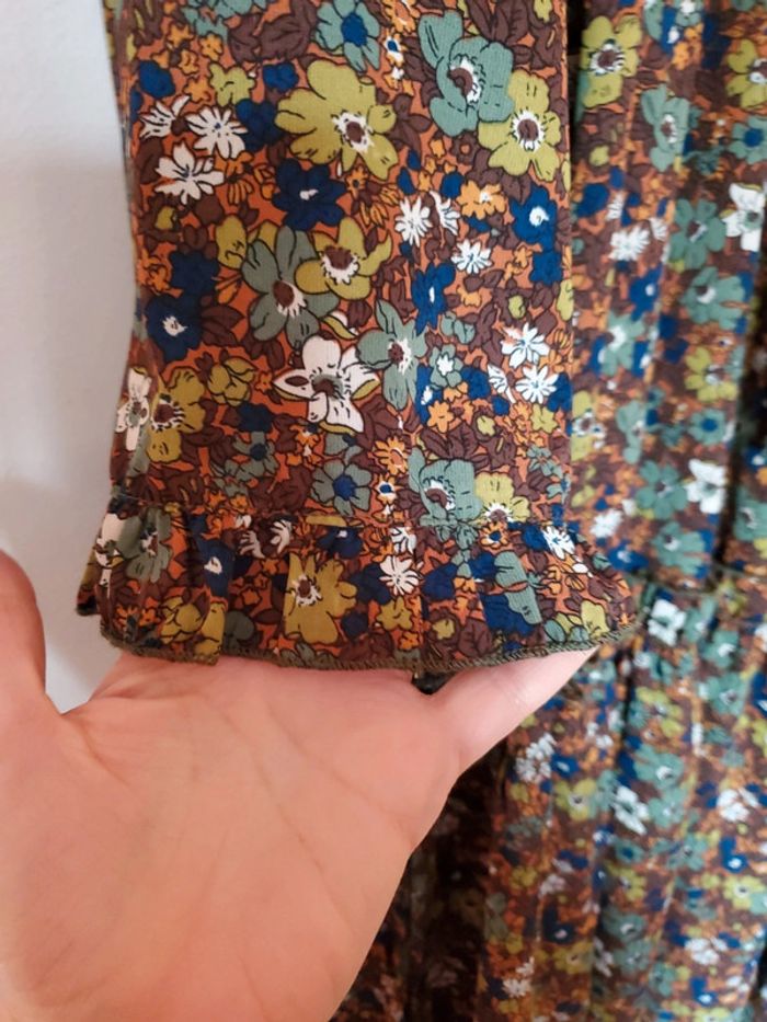 Robe à fleurs manches longues - photo numéro 4