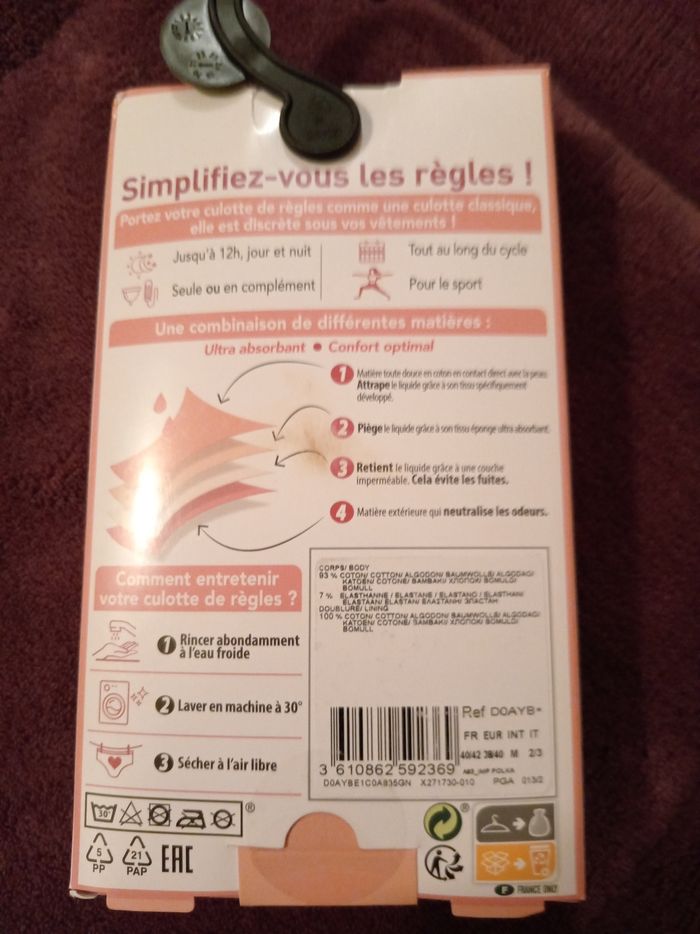 Culotte de règles Dim 40/42 - photo numéro 2