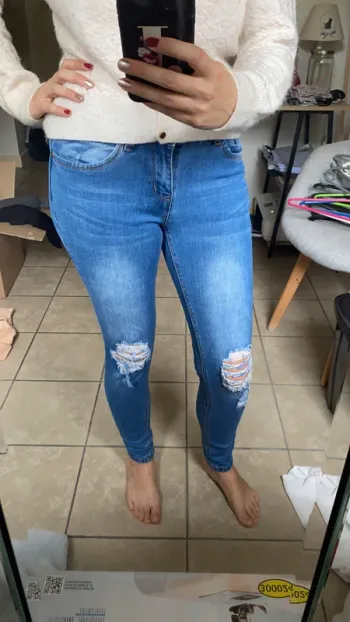 Jean déchiré skinny