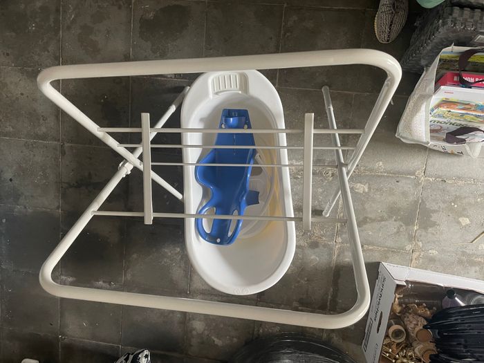 BAIGNOIRE BEBE + TRANSAT + ACCESSOIRES + PIED - photo numéro 4