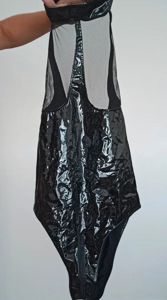 Body PVC vinyle voile transparent poitrine neuf 38 - photo numéro 2