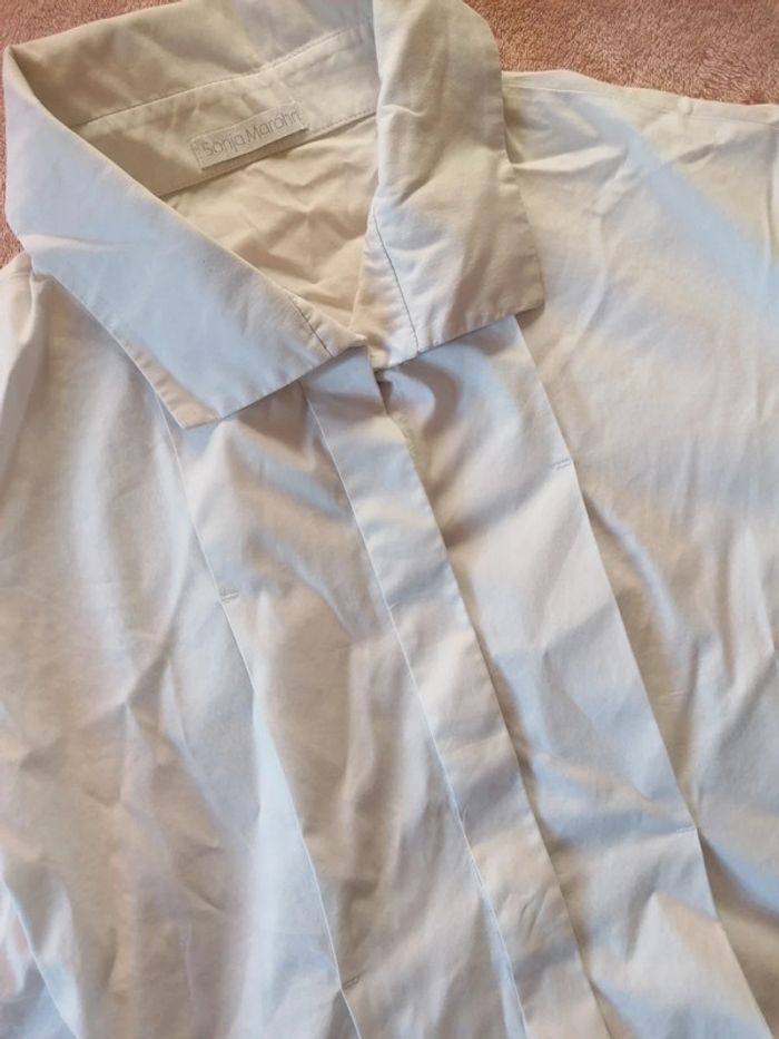 Chemise vintage blanche Sonia marohn - photo numéro 4