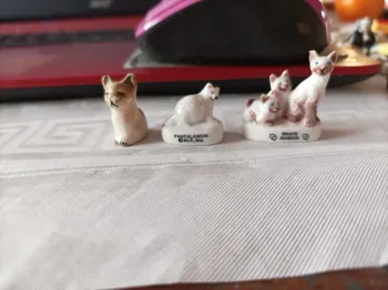 Lot 3 fèves chat