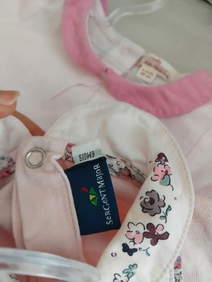 Sergent major techerts manches longues fille 6mois - photo numéro 5