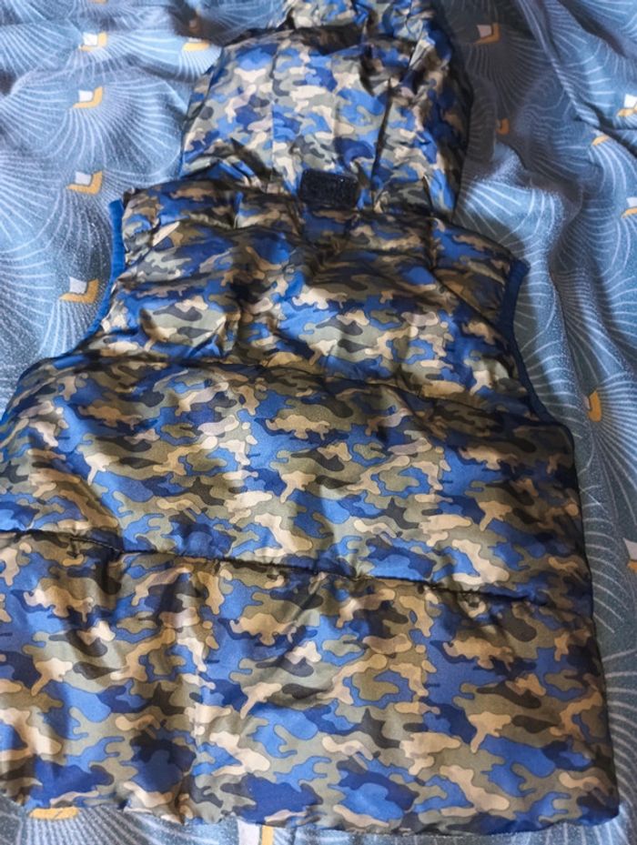 Veste manteau sans manche taille 3/4 ans marque Tex - photo numéro 4