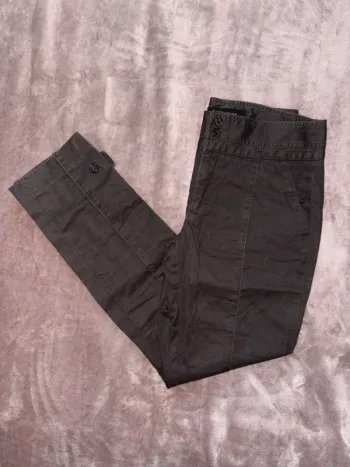 Pantalon Zara marron femme taille 40 en très bon état