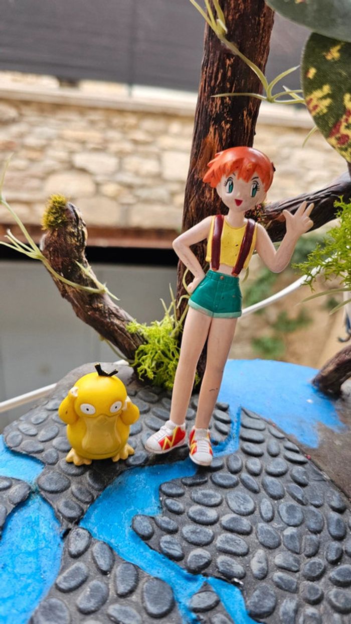 Super figurine Pokemon Nintendo tomy C.G.T.S.J ondine et son Psykokwak - photo numéro 2