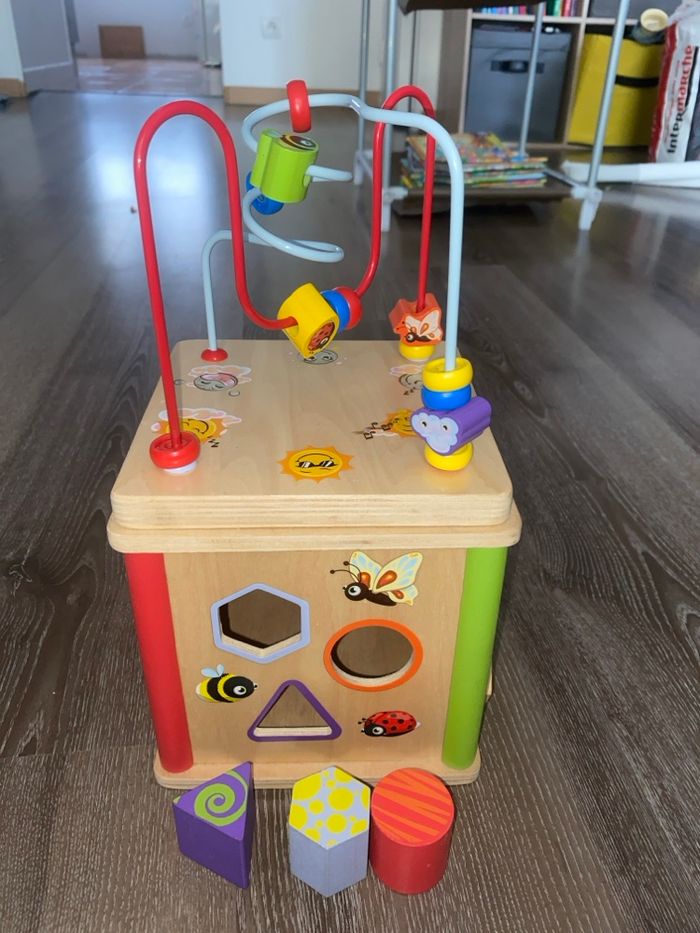 Cube de jeux en bois - photo numéro 6