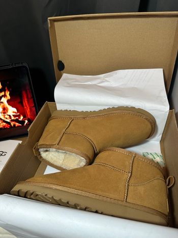 UGG plateforme Mini - couleur CAMELE / TERRACOTA