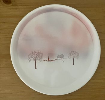 Grande assiette plate Faïencerie de Pornic