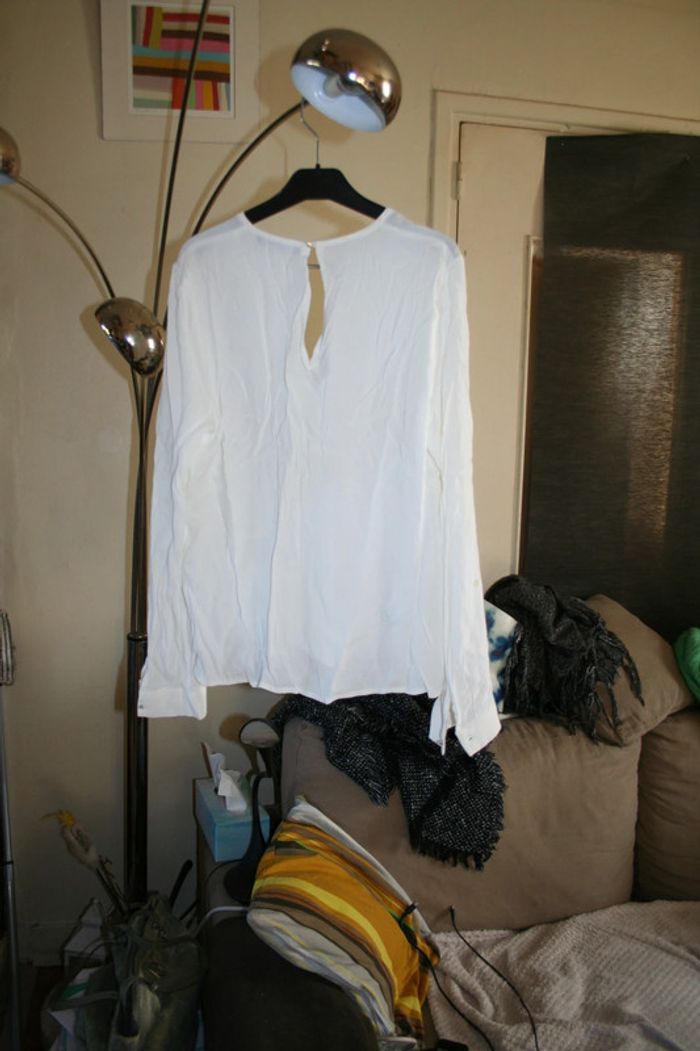 🌸Blouse blanche Taille 38 "Mango" Neuve 🌸 - photo numéro 3