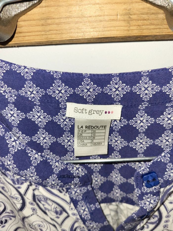 Soft Grey Robe bleu blanche 38 M - photo numéro 2