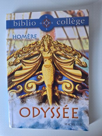Livre Biblio collège Odyssée,  Homère