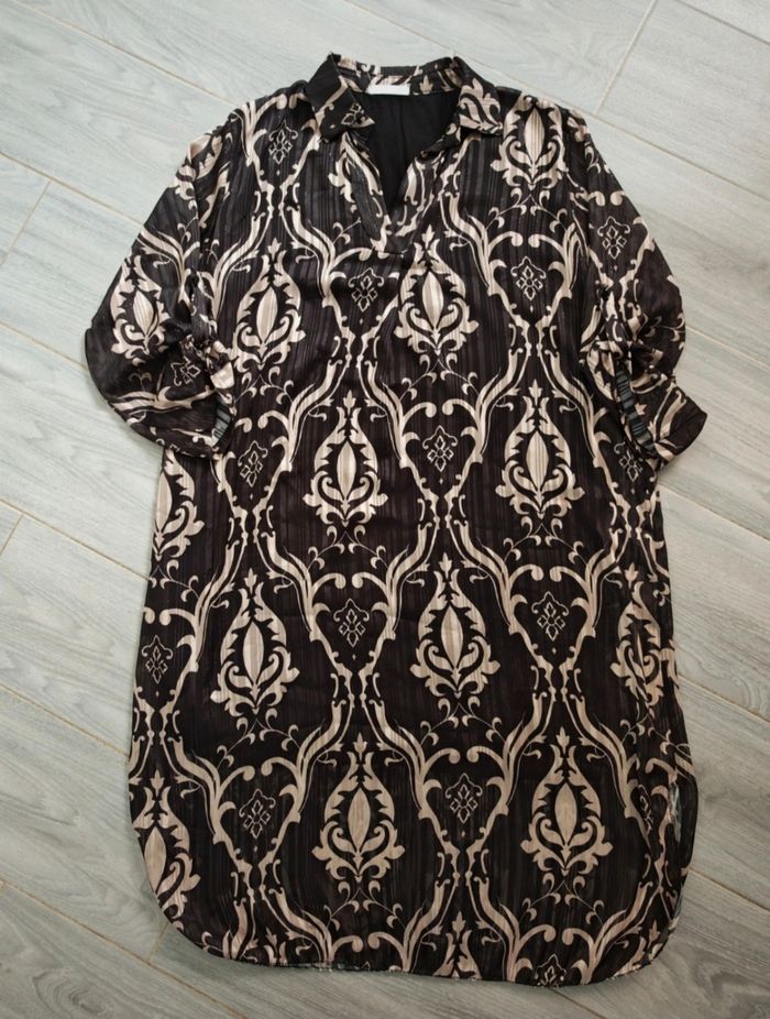 Robe midi imprimé baroque Made In Italy T.S/M