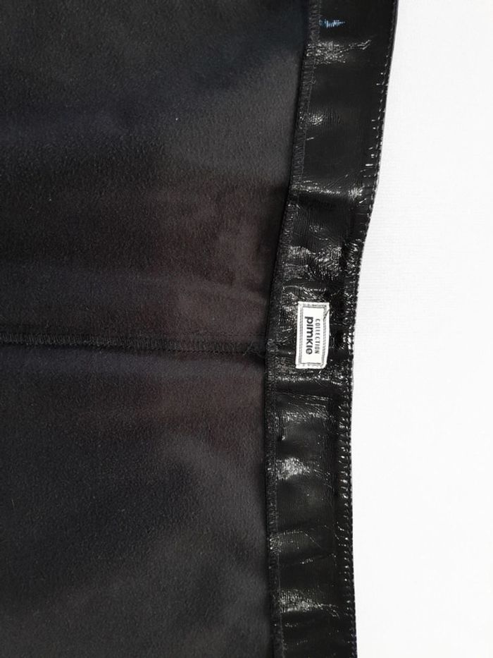 Jupe simili cuir brillant zip pimkie - photo numéro 6