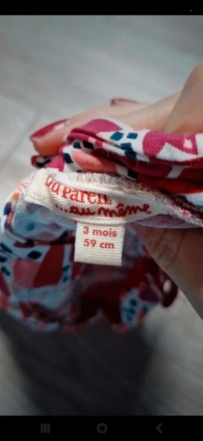 Débardeur 3mois 59cm DPAM 👻 - photo numéro 3