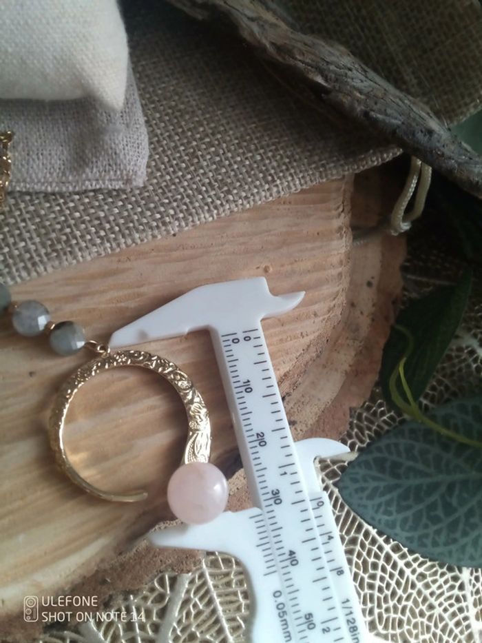 Collier pierres semi précieuses naturelles - photo numéro 2