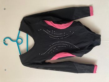 justaucorps gym fille à manches longues