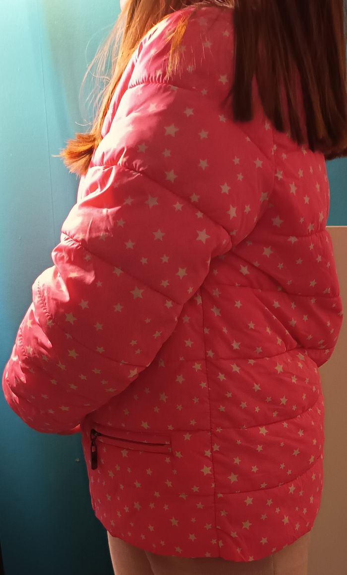 Blouson fille avec motif 10 ans - photo numéro 4