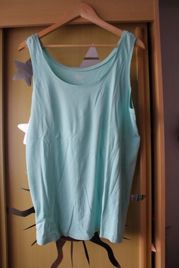 débardeur bleu