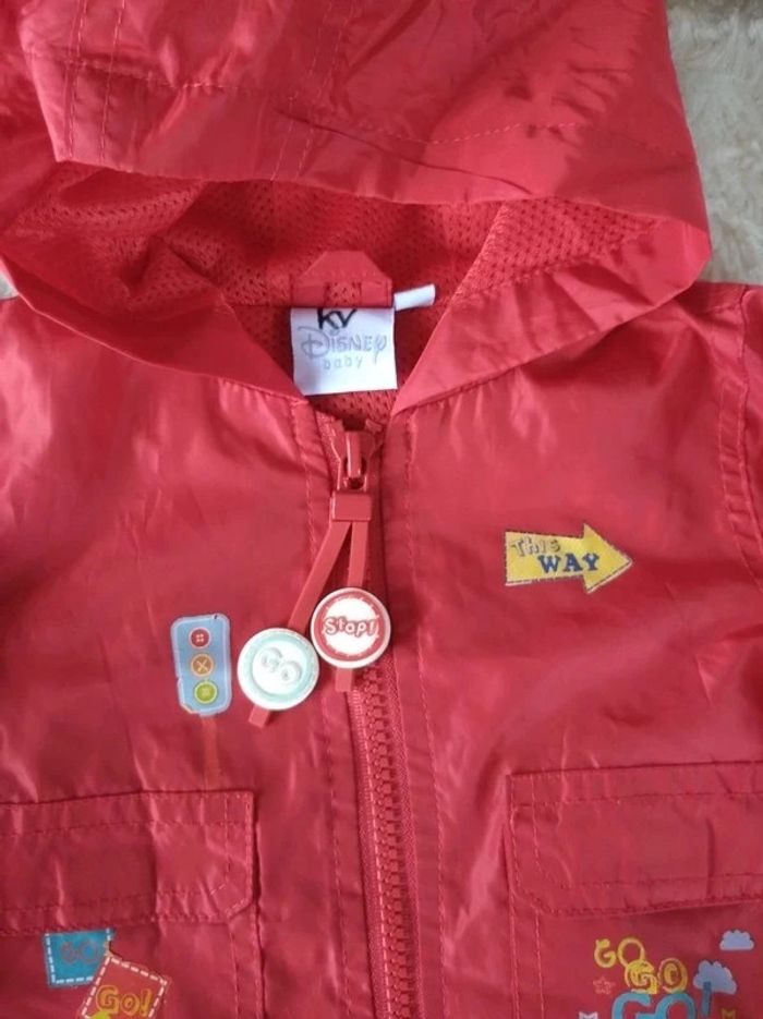 Imperméable veste blouson à capuche Garçon 6 mois Cars Disney Baby - photo numéro 5
