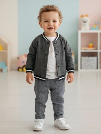 Ensemble à carreaux