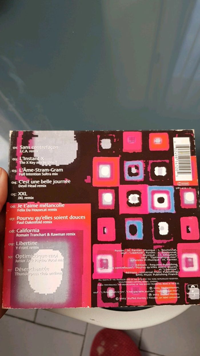 CD Mylene Farmer Remixes - photo numéro 2