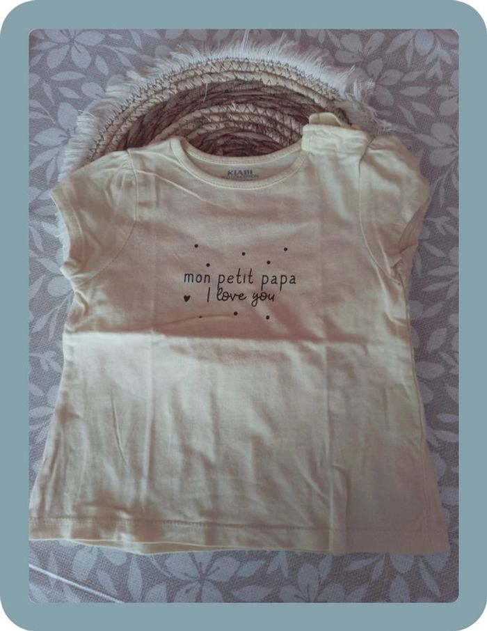 Tee shirt fille 9 mois Kiabi