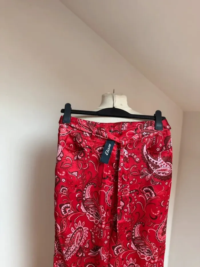 Superbe pantalon jambes larges neuf avec étiquette Etam 🌸 40 - photo numéro 2