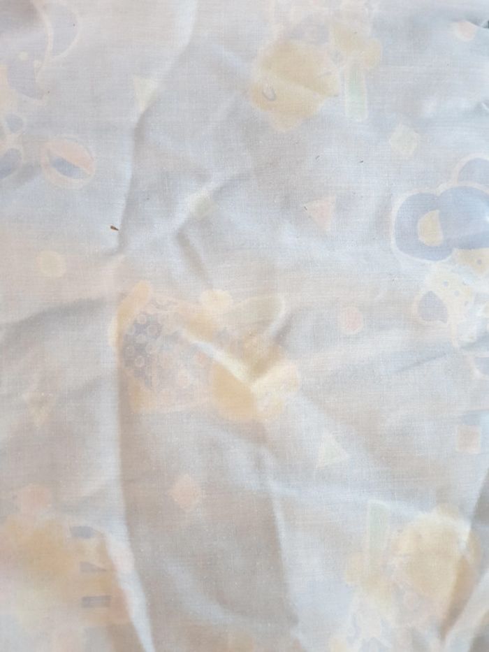 Couette lit barreau bebe leger 110 x 70 bleu avec images couvre lit - photo numéro 2