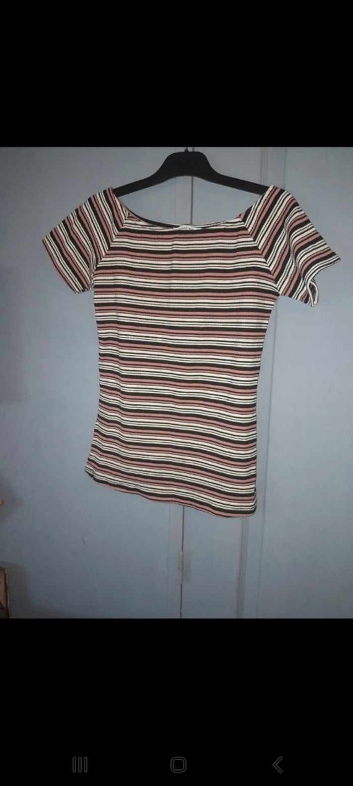 Tee-shirt à rayures