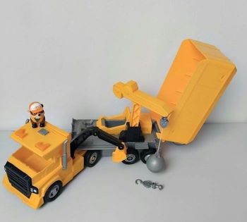 Camion PAT PATROUILLE Chantier Ruben Sonore 40 cm Complet 🚧