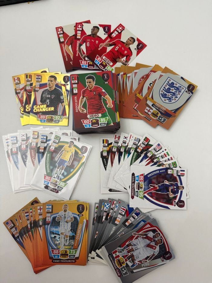 Lot de cartes football Adrenalyn XL – Coupe du Monde – 163 cartes - photo numéro 2