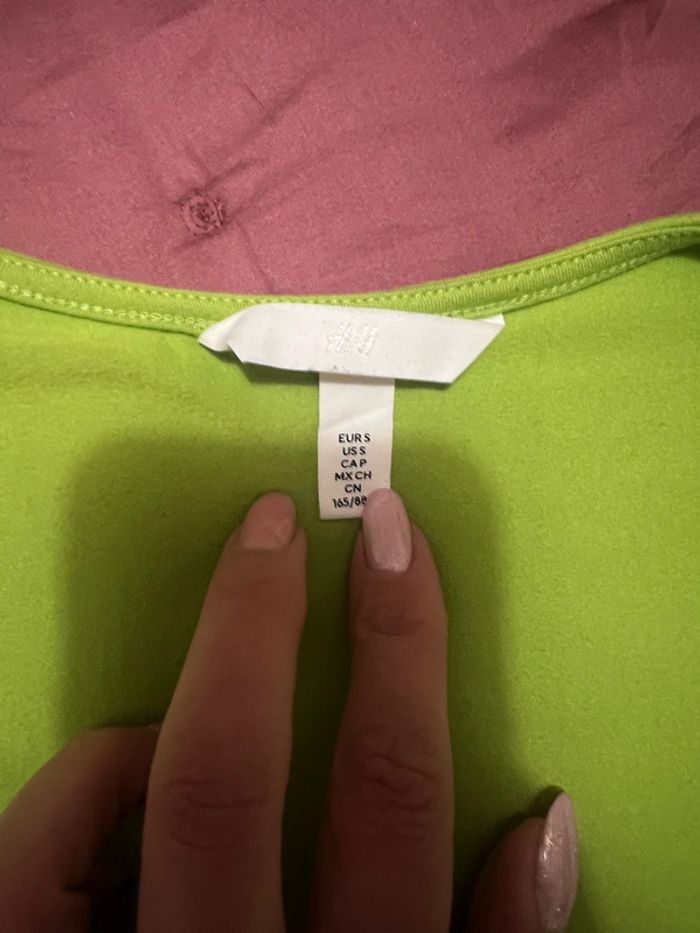 TEE shirt manche longue anis - photo numéro 2