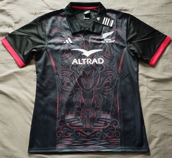 Maillot Adidas de l'équipe nationale de rugby des All-Blacks de Nouvelle Zélande adulte neuf (taille XL) , jamais porté, avec étiquette