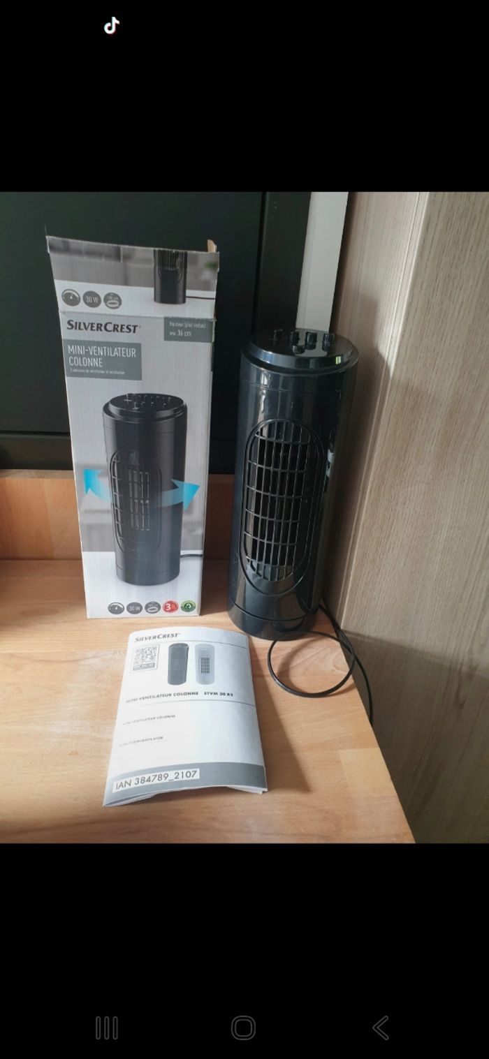 Mini colonne ventilateur - photo numéro 2